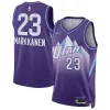 Incantevole Lauri Markkanen Utah Jazz Nike Unisex 2024/25 Swingman Player Jersey City Edition Purple