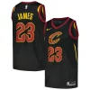 Eccezionale Magnifico LeBron James Cleveland Cavaliers Nike Swingman Player Jersey Statement Edition Black