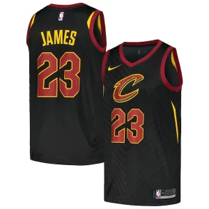 Eccezionale Magnifico LeBron James Cleveland Cavaliers Nike Swingman Player Jersey Statement Edition Black