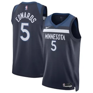 Magnifico Anthony Edwards Minnesota Timberwolves Nike Unisex Swingman Jersey Icon Edition Navy