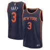Eccezionale Josh Hart New York Knicks Fast Break Replica Player Jersey Statement Edition Navy