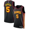 Bellissimo Dejounte Murray Atlanta Hawks Jordan Brand Unisex Swingman Jersey Statement Edition Black