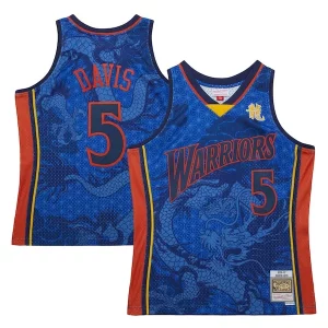 Accattivante Moderno Baron Davis Golden State Warriors 2006/07 Hardwood Classics Asian Heritage 6.0 Swingman Throwback Player Jersey Royal