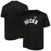 Eccezionale Stupendo Versatile Milwaukee Bucks Profile Big & Tall Pop Jersey Black