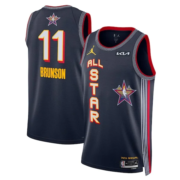 Stupendo Pratico Gorgeous Jalen Brunson Nike Unisex 2025 NBA All Star Game Swingman Player Jersey Navy
