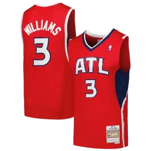 Splendido Sofisticato Stupendo Lou Williams Atlanta Hawks 2001/02 Hardwood Classics Swingman Jersey Red