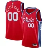 Raffinato Magnifico Accattivante Philadelphia 76ers Jordan Brand Swingman Custom Jersey Statement Edition Red