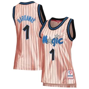 Lussuoso Penny Hardaway Orlando Magic Women's 75th Anniversary Rose Gold 1993 Swingman Jersey Pink
