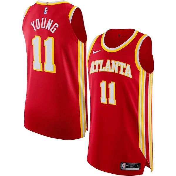 Fascinante Comodo Trae Young Atlanta Hawks Nike Authentic Jersey Association Edition Red