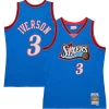 Pratico Stupendo Allen Iverson Philadelphia 76ers Hardwood Classics 1997/98 Tropical Swingman Jersey Royal