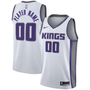 Accattivante Duraturo Sacramento Kings Nike 2020/21 Swingman Custom Jersey Association Edition White