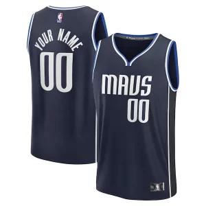Ottimo Splendido Stupendo Dallas Mavericks Custom Fast Break Jersey Statement Edition Navy/Blue