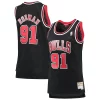 Robusto Dennis Rodman Chicago Bulls Women's Hardwood Classics Swingman Jersey Black