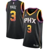 Lussuoso Chris Paul Phoenix Suns Jordan Brand Unisex Swingman Jersey Statement Edition Black