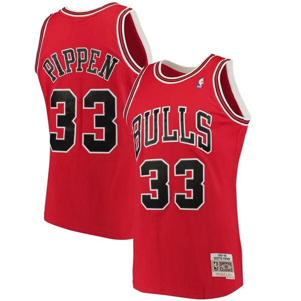 Eccezionale Meraviglioso Cool Scottie Pippen Chicago Bulls 1997/98 Big & Tall Hardwood Classics Swingman Jersey Red