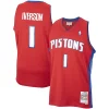 Eccezionale Allen Iverson Detroit Pistons 2008/09 Hardwood Classics Swingman Jersey Red