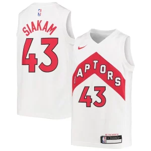 Lussuoso Pascal Siakam Toronto Raptors Nike Youth Swingman Jersey Association Edition White/Red