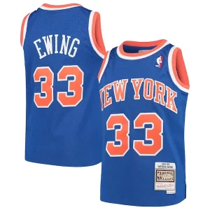 Prestigioso Elegante Resistente Patrick Ewing New York Knicks Youth Hardwood Classics Swingman Throwback Jersey Blue