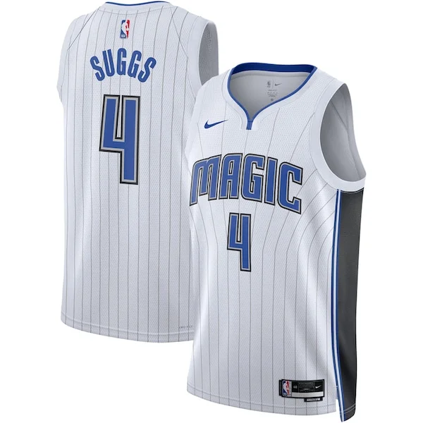 Duraturo Cool Jalen Suggs Orlando Magic Nike Unisex Swingman Jersey Association Edition White/Black