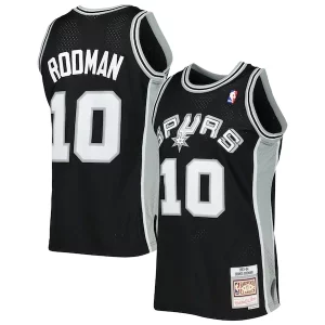 Classico Elegante Dennis Rodman San Antonio Spurs 2001/02 Hardwood Classics Swingman Jersey Black