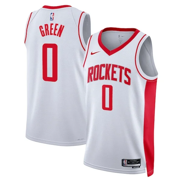 Carino Raffinato Jalen Green Houston Rockets Nike Swingman Jersey Association Edition White
