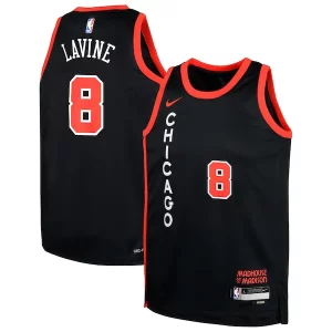 Pratico Zach LaVine Chicago Bulls Nike Youth Swingman Replica Jersey City Edition Black