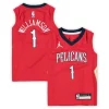 Duraturo Versatile Zion Williamson New Orleans Pelicans Jordan Brand Preschool 2020/21 Fast Break Replica Jersey Statement Edition Red