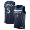 Classico Anthony Edwards Minnesota Timberwolves Nike Unisex Swingman Replica Jersey Icon Edition Navy