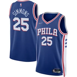 Resistente Sofisticato Ben Simmons Philadelphia 76ers Nike 2021/22 Diamond Swingman Jersey Icon Edition Royal