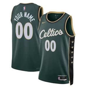 Fantastico Stupendo Boston Celtics Nike Unisex 2022/23 Swingman Custom Jersey City Edition Kelly Green