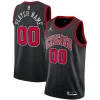 Prestigioso Cool Accattivante Chicago Bulls Jordan Brand Swingman Custom Jersey Statement Edition Black