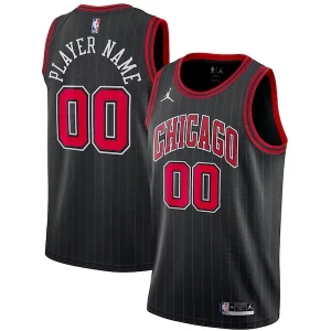 Prestigioso Cool Accattivante Chicago Bulls Jordan Brand Swingman Custom Jersey Statement Edition Black