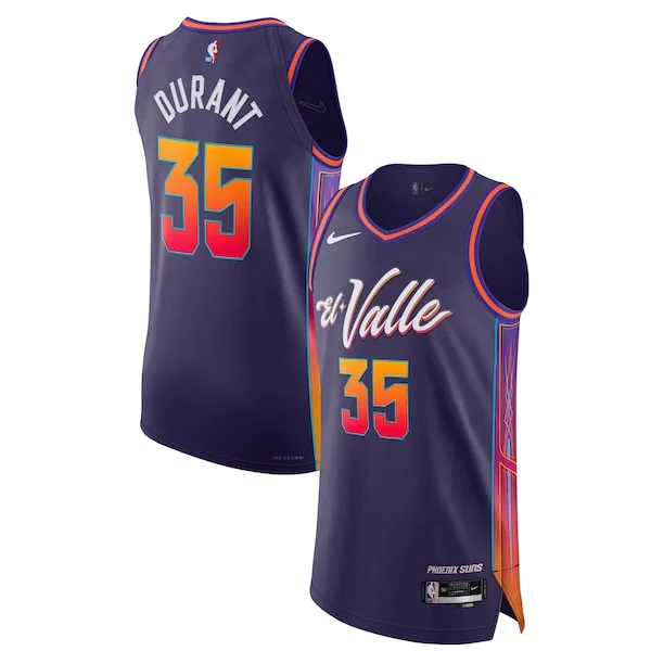 Prestigioso Bellissimo Nike Kevin Durant Phoenix Suns Authentic Jersey City Edition Purple