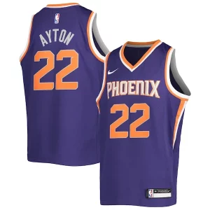 Comodo Duraturo Attraente Deandre Ayton Phoenix Suns Nike Youth Swingman Jersey Icon Edition Purple/White