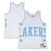 Attraente Los Angeles Lakers Hardwood Classics Blown Out Fashion Jersey White