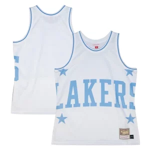 Attraente Los Angeles Lakers Hardwood Classics Blown Out Fashion Jersey White