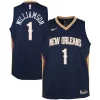 Moderno Zion Williamson New Orleans Pelicans Nike Youth Swingman Jersey Icon Edition Navy/White