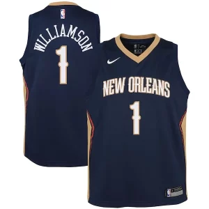 Moderno Zion Williamson New Orleans Pelicans Nike Youth Swingman Jersey Icon Edition Navy/White