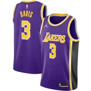 Raffinato Sofisticato Anthony Davis Los Angeles Lakers Jordan Brand 2020/21 Swingman Jersey Statement Edition Purple