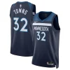 Gorgeous Trendy Karl Anthony Towns Minnesota Timberwolves Nike Unisex Swingman Jersey Icon Edition Navy