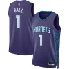 Versatile Carino LaMelo Ball Charlotte Hornets Jordan Brand Unisex Swingman Jersey Statement Edition Purple