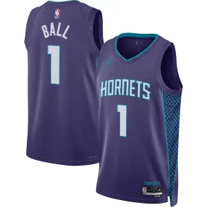 Versatile Carino LaMelo Ball Charlotte Hornets Jordan Brand Unisex Swingman Jersey Statement Edition Purple