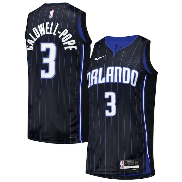Fascinante Cool Kentavious Caldwell Pope Orlando Magic Nike Unisex 2024 Offseason Addition Nike Swingman Jersey Black