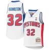 Gorgeous Magnifico Duraturo Richard Hamilton Detroit Pistons Youth 2003/04 Hardwood Classics Swingman Jersey White