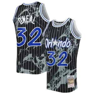 Delizioso Elegante Splendido Shaquille O'Neal Orlando Magic 1994/95 Hardwood Classics Marble Swingman Jersey Black