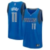 Sofisticato Carino Attraente Kyrie Irving Dallas Mavericks Fast Break Replica Player Jersey Icon Edition Blue