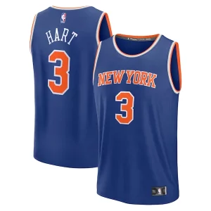 Magnifico Resistente Versatile Josh Hart New York Knicks Fast Break Replica Player Jersey Icon Edition Royal