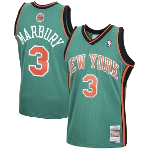 Duraturo Attraente Stephon Marbury New York Knicks 2001/02 Hardwood Classics Swingman Jersey Green