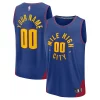 Robusto Denver Nuggets Fast Break Custom Jersey Statement Edition Blue/Navy
