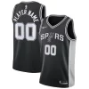 Cool San Antonio Spurs Nike Swingman Custom Jersey Black Icon Edition